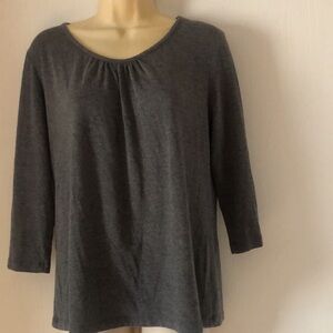 Woman’s hot cotton gray spring top